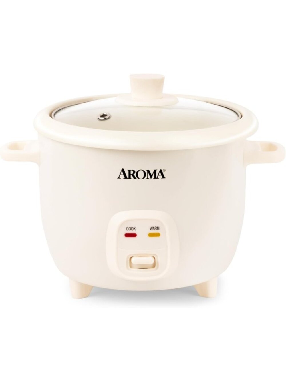 6-Cup Pot-Style Rice Cooker with One-Touch Control & Non-Stick Ceramic Coating